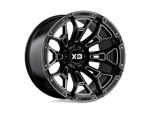 XD Boneyard Gloss Black Milled 5-Lug Wheel; 18x10; -18mm Offset (05-11 Dakota)