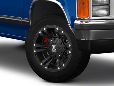 XD Monster II Matte Black 5-Lug Wheel; 17x9; 18mm Offset (87-90 Dakota)