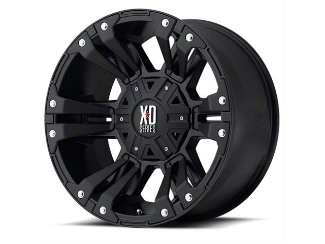 XD Monster II Matte Black 5-Lug Wheel; 18x9; 18mm Offset (05-11 Dakota)