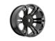 XD Monster Matte Black 5-Lug Wheel; 20x9; 18mm Offset (05-11 Dakota)
