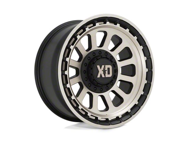 XD Omega Satin Black with Bronze Tint 5-Lug Wheel; 20x10; -18mm Offset (05-11 Dakota)