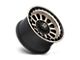 XD Omega Satin Black with Bronze Tint 5-Lug Wheel; 17x9; 18mm Offset (05-11 Dakota)