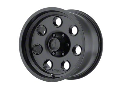 XD Pulley Satin Black 5-Lug Wheel; 15x7; -6mm Offset (87-90 Dakota)