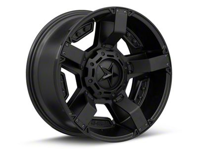 XD Rockstar II Matte Black 5-Lug Wheel; 17x8; 10mm Offset (87-90 Dakota)