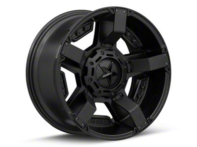 XD Rockstar II Matte Black 5-Lug Wheel; 18x9; 30mm Offset (87-90 Dakota)