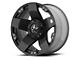 XD Rockstar Matte Black 5-Lug Wheel; 18x9; 0mm Offset (05-11 Dakota)