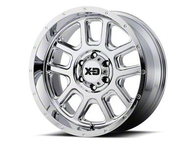 XD Delta Chrome 6-Lug Wheel; 20x12; -44mm Offset (14-18 Sierra 1500)