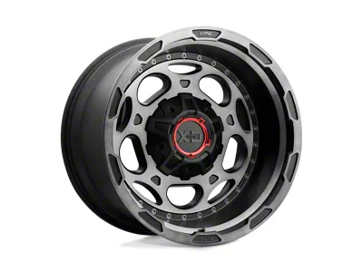 XD Demodog Satin Black Gray Tint 6-Lug Wheel; 20x12; -44mm Offset (21-25 F-150)