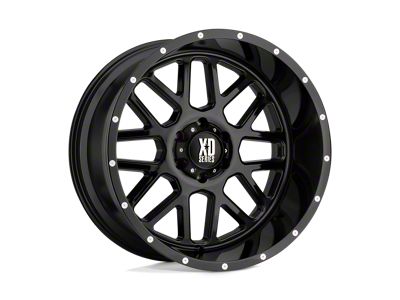 XD Grenade Gloss Black 6-Lug Wheel; 18x9; -12mm Offset (21-25 F-150)