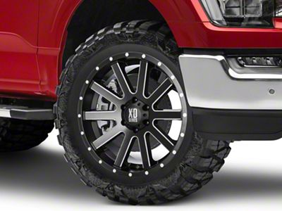 XD Heist Satin Black Milled 6-Lug Wheel; 20x10; -24mm Offset (21-25 F-150)