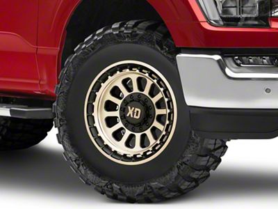 XD Omega Satin Black with Bronze Tint 6-Lug Wheel; 17x9; 18mm Offset (21-25 F-150)