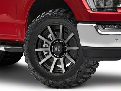 XD Outbreak Satin Black with Gray Tint 6-Lug Wheel; 20x10; -18mm Offset (21-25 F-150)