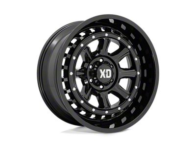 XD Outlander Gloss Black 6-Lug Wheel; 22x10; -18mm Offset (21-25 F-150)