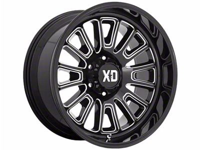XD Rover Gloss Black Milled 6-Lug Wheel; 20x10; -18mm Offset (21-26 F-150)