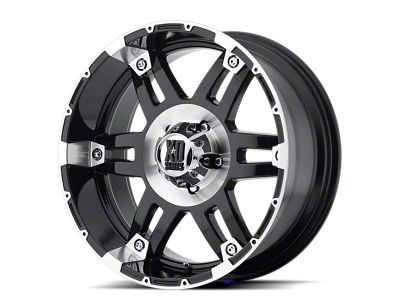XD Spy Gloss Black Machined 6-Lug Wheel; 20x8.5; 18mm Offset (21-25 F-150)