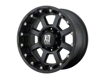 XD Strike Matte Black 6-Lug Wheel; 17x9; -24mm Offset (21-25 F-150)