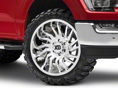 XD Tension Chrome 6-Lug Wheel; 22x10; -18mm Offset (21-25 F-150)