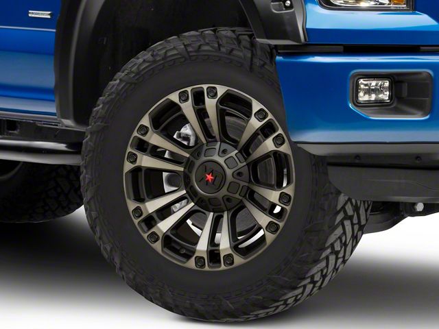 XD XD851 Satin Black with Gray Tint 6-Lug Wheel; 20x9; 0mm Offset (15-20 F-150)