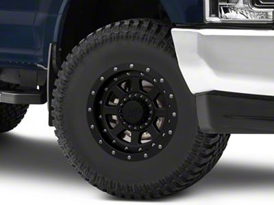 XD FMJ Satin Black 8-Lug Wheel; 17x9; -12mm Offset (17-22 F-350 Super Duty SRW)