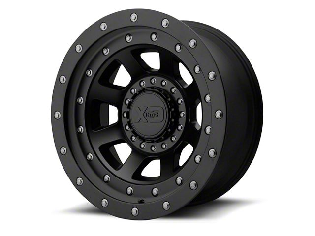 XD FMJ Satin Black 6-Lug Wheel; 17x9; -12mm Offset (14-18 Sierra 1500)
