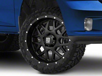 XD Grenade Satin Black 5-Lug Wheel; 22x9.5; 15mm Offset (09-18 RAM 1500)
