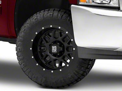 XD Grenade Satin Black 6-Lug Wheel; 17x8.5; 0mm Offset (07-13 Silverado 1500)