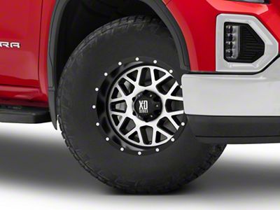 XD Grenade Satin Black Machined 6-Lug Wheel; 17x8.5; 0mm Offset (19-26 Sierra 1500)
