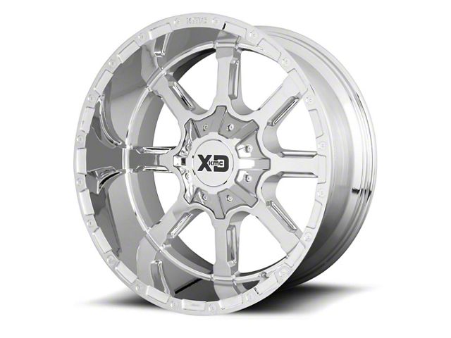 XD Mammoth Chrome 6-Lug Wheel; 20x12; -44mm Offset (14-18 Silverado 1500)