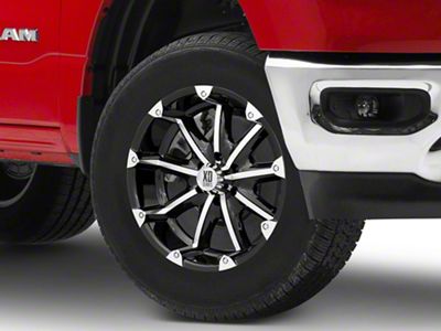 XD Badlands Gloss Black Machined 6-Lug Wheel; 18x9; -12mm Offset (19-25 RAM 1500)