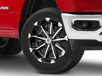XD Badlands Gloss Black Machined 6-Lug Wheel; 20x9; -12mm Offset (19-25 RAM 1500)
