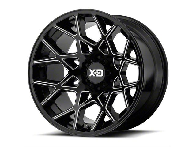 XD Chopstix Gloss Black Milled 8-Lug Wheel; 20x10; -24mm Offset (06-08 RAM 1500 Mega Cab)