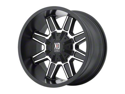 XD Demodog Satin Black Gray Tint 8-Lug Wheel; 20x10; -18mm Offset (06-08 RAM 1500 Mega Cab)