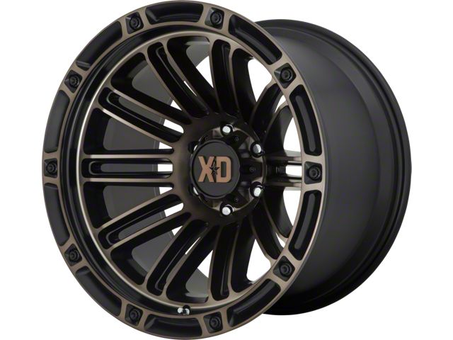 XD Double Deuce Satin Black with Dark Tint 6-Lug Wheel; 20x9; 0mm Offset (19-24 RAM 1500)