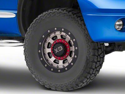 XD FMJ Satin Black with Dark Tint 5-Lug Wheel; 17x9; -12mm Offset (02-08 RAM 1500, Excluding Mega Cab)