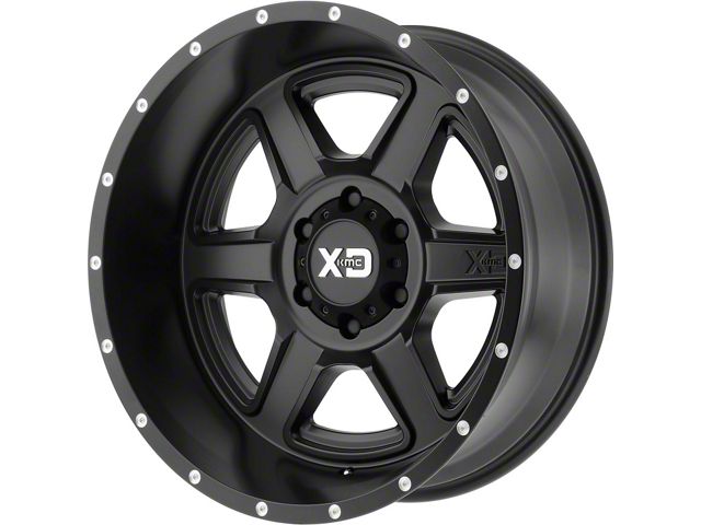 XD Fusion Satin Black 6-Lug Wheel; 20x9; -12mm Offset (19-24 RAM 1500)