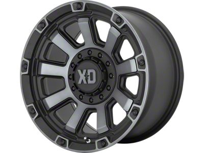 XD Gauntlet Satin Black with Gray Tint 6-Lug Wheel; 20x10; -18mm Offset (19-26 RAM 1500)
