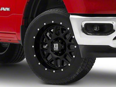 XD Grenade Satin Black 6-Lug Wheel; 20x10; -24mm Offset (19-25 RAM 1500)