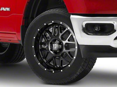 XD Grenade Satin Black 6-Lug Wheel; 20x9; 0mm Offset (19-25 RAM 1500)