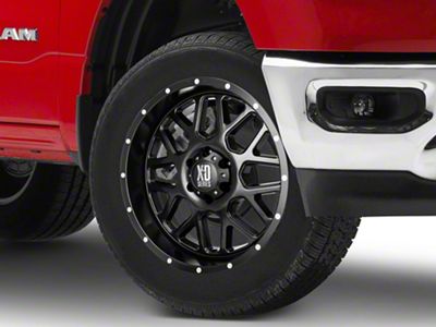 XD Grenade Satin Black 6-Lug Wheel; 20x9; 0mm Offset (19-24 RAM 1500)