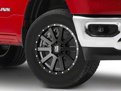 XD Heist Satin Black 6-Lug Wheel; 18x9; 18mm Offset (19-24 RAM 1500)