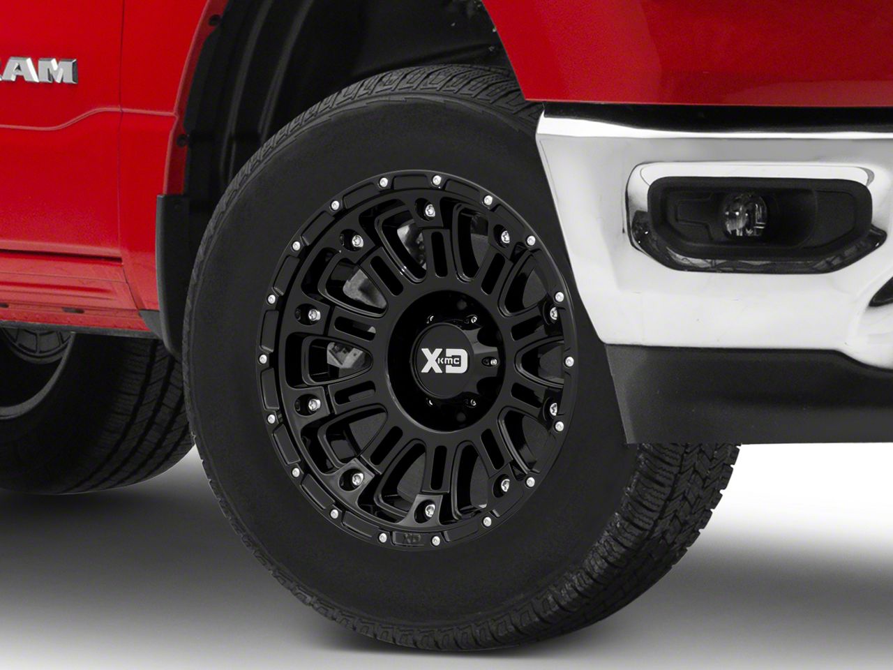 XD RAM 1500 Hoss II Gloss Black 6Lug Wheel; 18x9; 18mm Offset