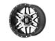 XD Machete Machined Face with Black Ring 5-Lug Wheel; 17x9; -12mm Offset (02-08 RAM 1500, Excluding Mega Cab)