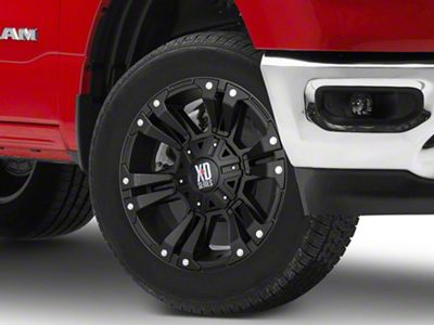 XD Monster II Matte Black 6-Lug Wheel; 20x9; 18mm Offset (19-26 RAM 1500)