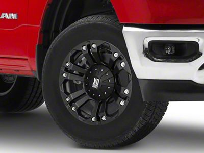 XD Monster Matte Black 6-Lug Wheel; 18x9; 18mm Offset (19-25 RAM 1500)