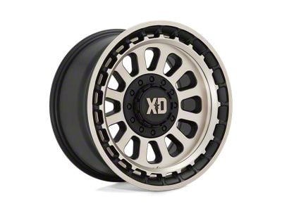 XD Omega Satin Black with Bronze Tint 5-Lug Wheel; 17x9; 18mm Offset (02-08 RAM 1500, Excluding Mega Cab)