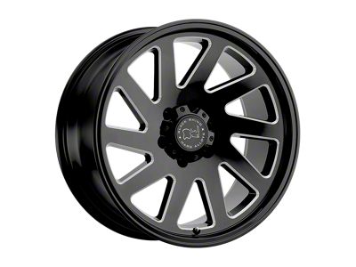 XD Onslaught Gloss Black Milled 8-Lug Wheel; 22x12; -44mm Offset (06-08 RAM 1500 Mega Cab)