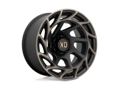 XD Onslaught Satin Black with Bronze Tint 6-Lug Wheel; 20x10; -18mm Offset (19-25 RAM 1500)