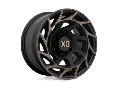 XD Onslaught Satin Black with Bronze Tint 6-Lug Wheel; 20x9; 0mm Offset (19-25 RAM 1500)