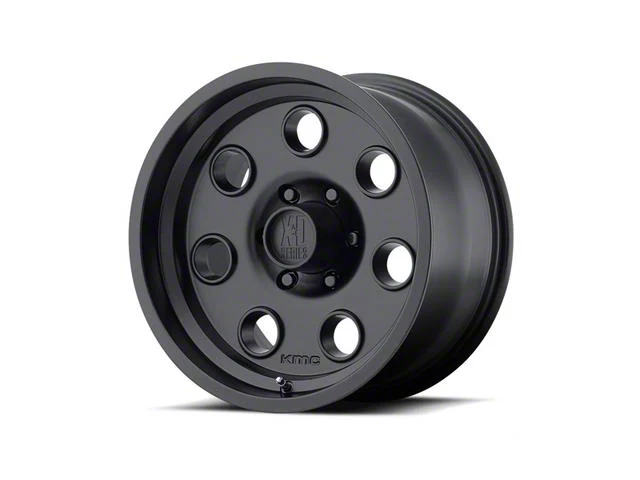 XD Pulley Satin Black 5-Lug Wheel; 17x9; -12mm Offset (09-18 RAM 1500)