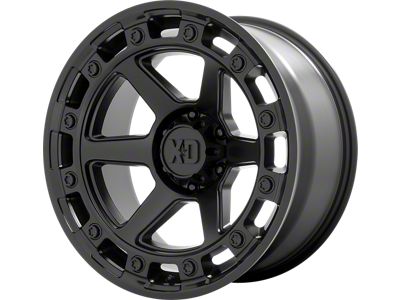 XD Raid Satin Black 6-Lug Wheel; 20x10; -18mm Offset (19-24 RAM 1500)